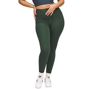 Girlfriend Collective Compressive High Rise Leggings Moss Green M Activewear